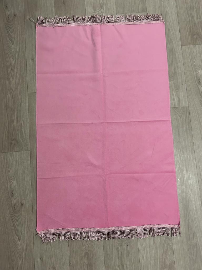 Tapis fin rose bonbon
