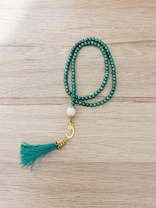 Tasbih 99 perles vert