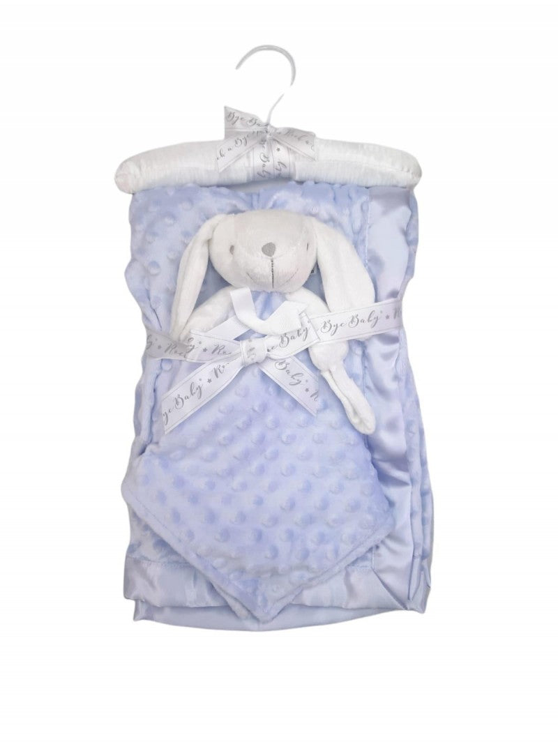 Set doudou plaide bleu