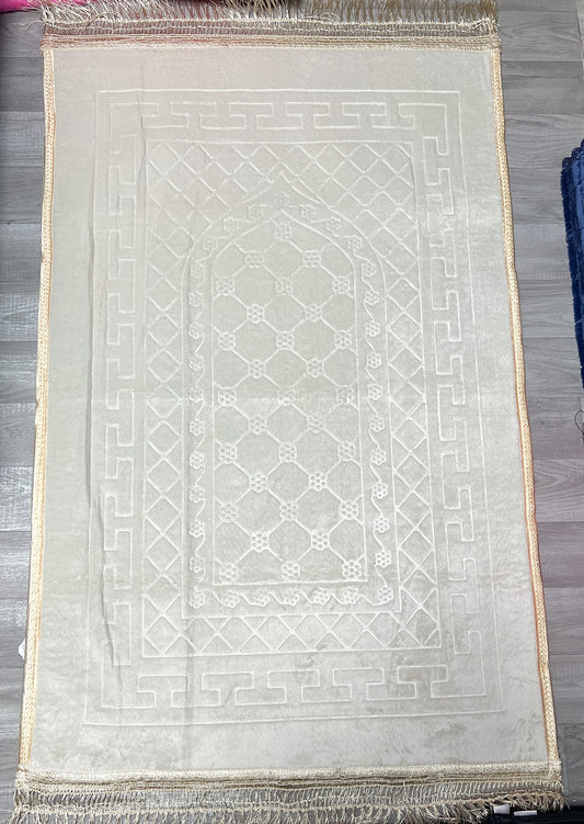 Tapis épais beige