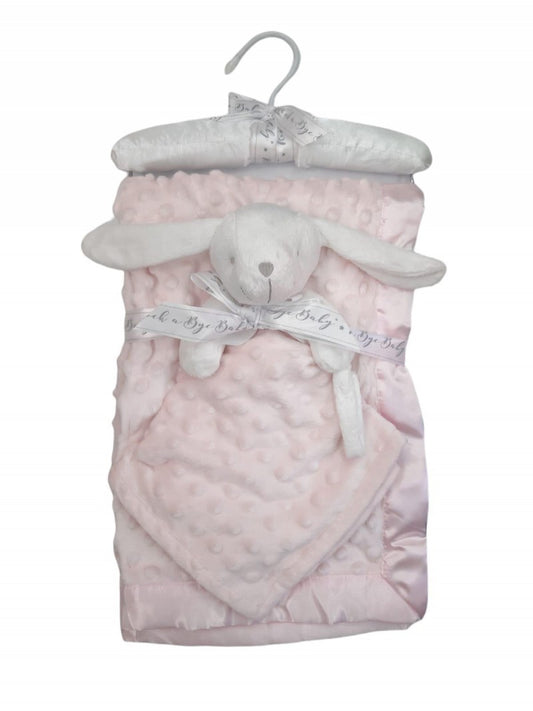 Set doudou plaide rose